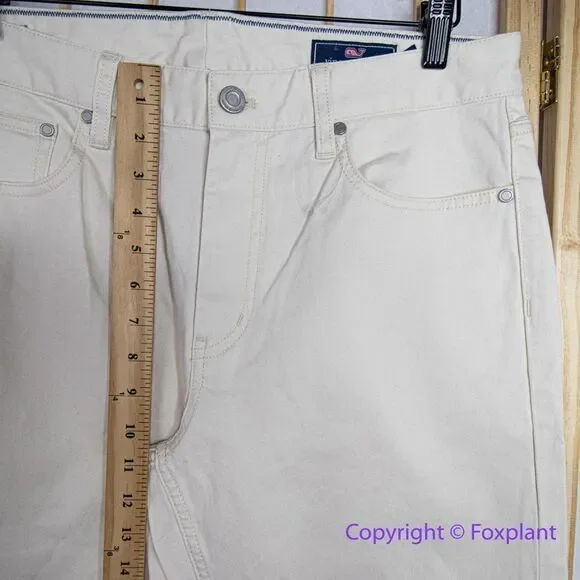 NEW Vineyard Vines men's pants in cream/ecru,‎ size 32*32
